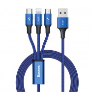 Kabel USB 3w1 Baseus Rapid Series, micro USB /...