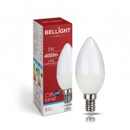 LED light bulb candle lamp C35/5W/E14/6500K