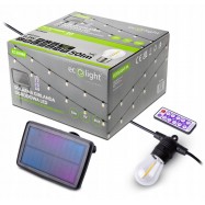 Solarna Girlanda LED 10m +10 x G45 E27 0.3W...