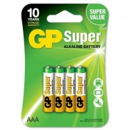 Baterie alkaliczne GP SUPER AA LR03 - Blister 4...