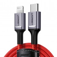 Kabel USB-C do Lightning MFI UGREEN PD 3A 1m...