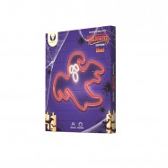 Neon PLEXI LED HALLOWEEN DUSZEK GHOST Czerwony...
