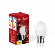 LED lamp G45/5W/B22/3000K bulb