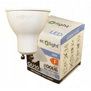 Żarówka LED GU10 10W 230V 6500K 800lm Ecolight EC79476