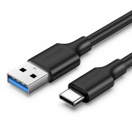 Kabel USB do USB-C 3.0 UGREEN US184 0.5m czarny