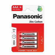 4 x Bateria Cynkowo-Węglowa Panasonic R03 AAA...