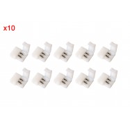 10X ZŁĄCZE Złączka DO TAŚMY LED MONO 8mm BEZ...