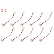 10X ZŁĄCZE Złączka DO TAŚMY LED MONO 8mm...