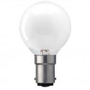 Incandescent bulb lamp P45 230V BA15D 60W frosted