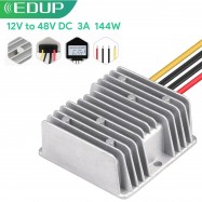 Power Adapter 12V to 48V / 3A EDUP WT-12S48-144W