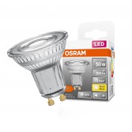 ŻARÓWKA LED GU10 4.3W 2700K 350lm 36° SZKLANA...