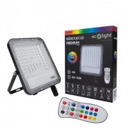 Naświetlacz LED Halogen PREMIUM 50W Wielokolorowy RGB + 6500K IP65 Pilot Ecolight EC20686