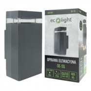 Oprawa elewacyjna plastik OE-5S 1xGU10 ANTRACYT...