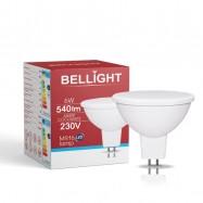 Żarówka LED MR16 230v 6w 6500k zimna