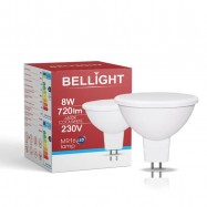 Żarówka LED GU5,3 MR16 8W 230V 6500K Zimna...