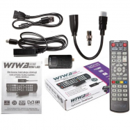 Tuner Dekoder Telewizji DVB-T/T2 WIWA H.265...