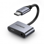 Adapter Ugreen CM193 audio dwuportowy USB-C...