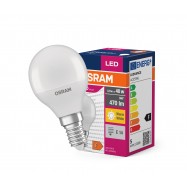 ŻAR.LED KULKA E-14 5W/5.5W 3000K 470lm 200*...