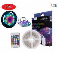 MAGICZNE SMART LAMPKI TAŚMA RGB 200 LED 10m USB...