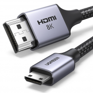Kabel mini HDMI / HDMI 2.1 8K 2m - szary Oplot...