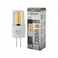 ŻARÓWKA LED G4 3W 12V AC/DC 4000K 300lm...