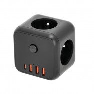 ROZGAŁĘŹNIK ELEKTRYCZNY 3 GNIAZDA Z/U 3600W 16A...