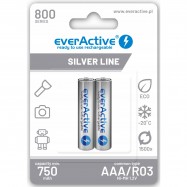 2x Akumulatorki Baterie R03 AAA EverActive...