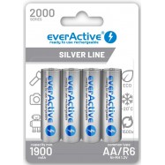 4x Akumulatorki Baterie AA R6 EverActive...