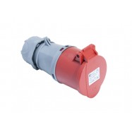 Gniazdo siłowe przenośne 16A 4P 6H 400V IP44 GP164