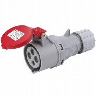 Gniazdo siłowe przenośne 32A 4P 6H 400V IP44 GP324