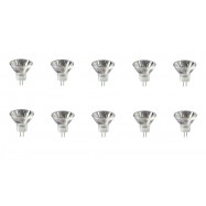 10x HALOGEN MR11 12V 10W