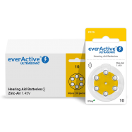 Baterie Do Aparatów Słuchowych everActive ULTRASONIC 10 PR70 6szt. Blister