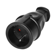 GNIAZDO GUMOWE POJ. Z/O CZARNE ORNO