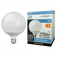 LED Bulb Globe G120 E27 25W 2250lm 6500K Cold...