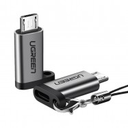Adapter Przejściówka USB-C do micro USB (szary)...