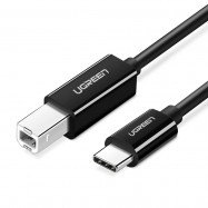 Kabel Przewód Do Drukarki USB-C Do USB-B 1m...