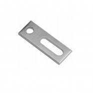 Mounting adapter M10 80x30x5 mm – stainless steel