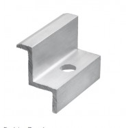 End clamp for photovoltaic panels – aluminum
