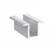 Mid clamp for photovoltaic panels – aluminum