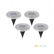 Solar Garden Light CLAVO G2 4000K IP44 (4-pack)...