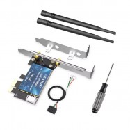 Karta sieciowa bezprzewodowa PCIe WiFi +...