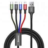 Kabel USB Baseus Fast 4w1 USB-C / 2x Lightning...