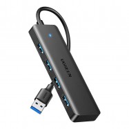 Adapter HUB 4w1 USB-A do 4x USB-A USB 3.0...