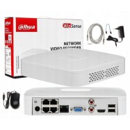 Rejestrator IP Dahua NVR2104-P-4KS3, 4-kanałowy...