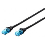 Kabel krosowy (Patch Cord) U/UTP kat. 5e czarny...