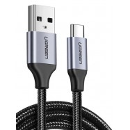 Niklowany kabel USB-C QC3.0 UGREEN 1,5m z...