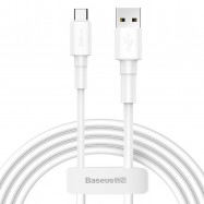 Kabel USB-C Baseus Mini 3A 1m (biały)