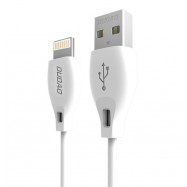 Dudao przewód kabel USB / Lightning 2.1A 1m biały