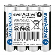 Baterie alkaliczne AAA LR03 everActive PRO 4 szt.