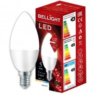 LED Lampe C35/5W/E14/4000K Kerze